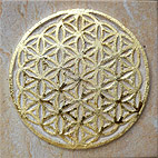 Relief Blume des Lebens