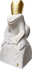 Skulptur Froschkönig
