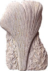 Skulptur Ginkgoblatt