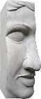 Skulptur Gesicht